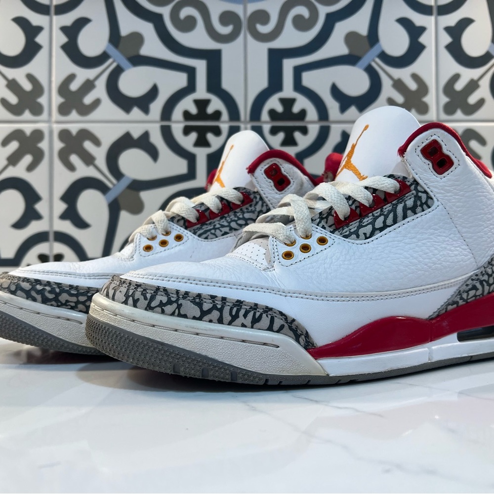 Air Jordan 3 Retro ‘Cardinal Red’, Nike, Size 8